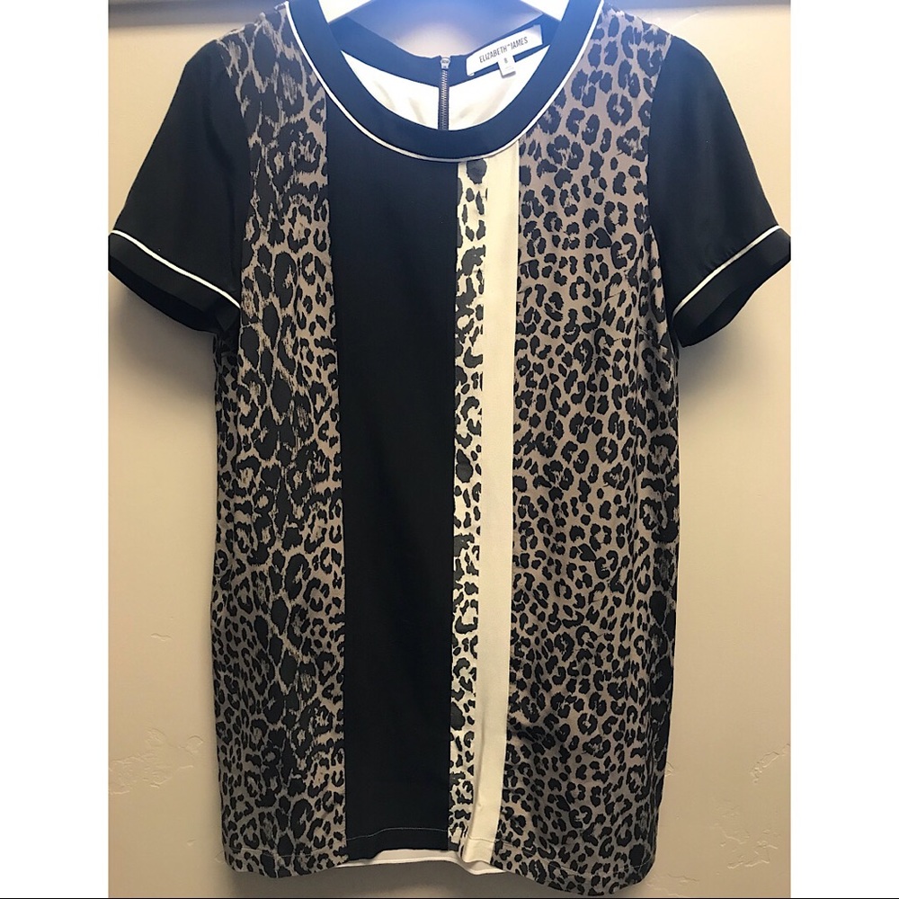 Elizabeth and James leopard Shift Dress